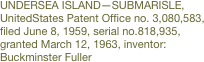 UNDERSEA ISLAND—SUBMARISLE, UnitedStates Patent Office