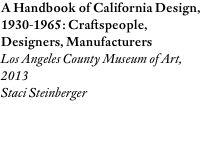 A Handbook of California Design,